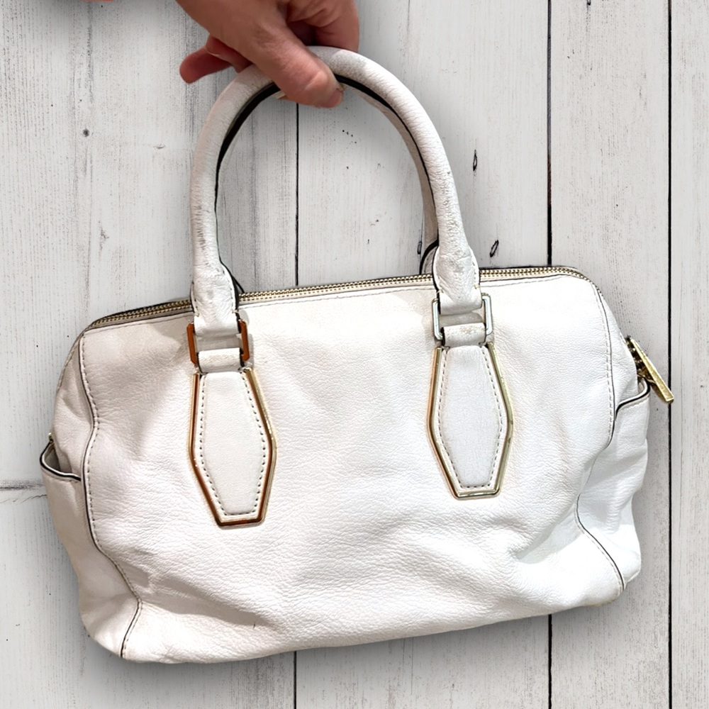 Michael Kors White Satchel GUC